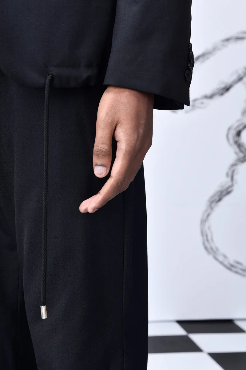 Genes Lecoanet Hemant Wool Drawstring Regular Fit Jacket